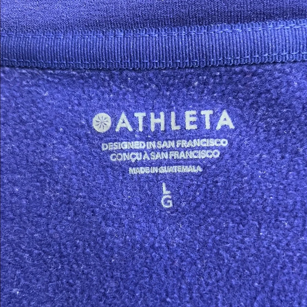 Athleta Blue Zip Up | L